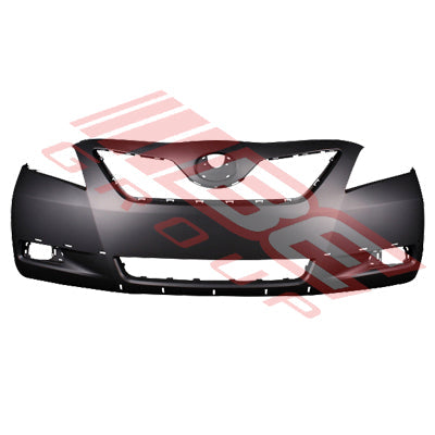 8154290-01CF - FRONT BUMPER - PRIMED BLACK - W/SPOILER HOLE - SPORT TYPE - CERTIFIED - TO SUIT - TOYOTA CAMRY SE 2006-