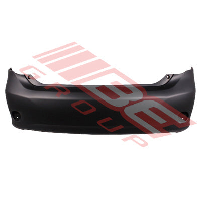 8179395-02CF - REAR BUMPER - PRIMED BLACK - W/O SPOILER HOLE - CERTIFIED - TO SUIT - TOYOTA COROLLA 2007- SEDAN