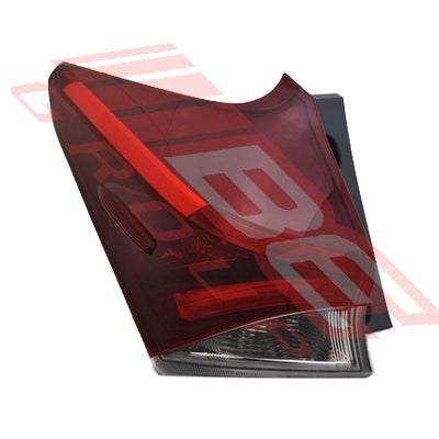 8179498-07 - REAR LAMP - L/H - OUTER - LED - TO SUIT - TOYOTA COROLLA - NZE180 - 5DR H/B - 2015- F/LIFT