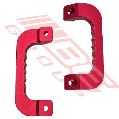 8194110-16PG - DOOR HANDLE SET - INTERIOR - ALUMINIUM ALLOY - RED - TO SUIT - TOYOTA HIACE 2004-