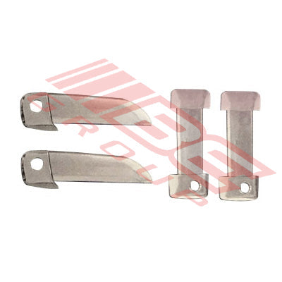 8194110-18PG - DOOR HANDLE COVER - SET - 4PCS - CHROME - FRONT/MIDDLE TO SUIT - TOYOTA HIACE 2004-