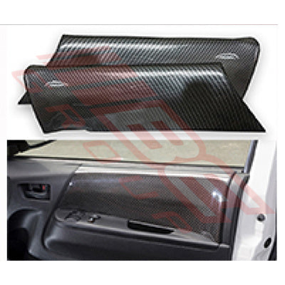 FRONT DOOR INNER PANEL SET - L&R - 2 PCS - CARBON - TOYOTA HIACE 2004-