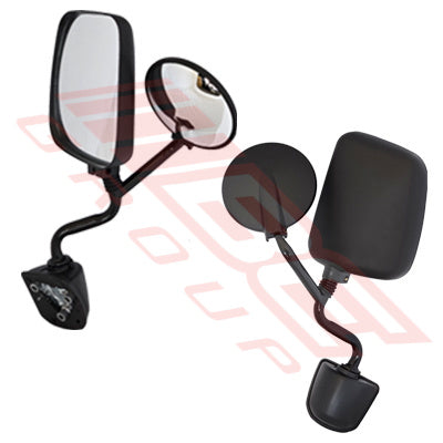 8194116-01 - CORNER PANEL MIRROR WITH ARMS - L/H - TWIN MIRROR TYPE - TO SUIT - TOYOTA HIACE 2004-