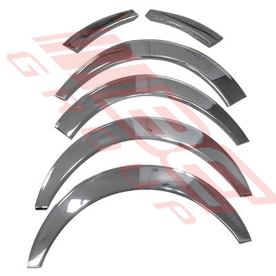 8194131-41 - FENDER FLARE TRIM KIT - 6 PCS - CHROME - TO SUIT - TOYOTA HIACE 2004-