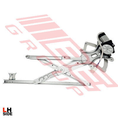 WINDOW REGULATOR - FRONT DOOR - L/H - ELECTRIC - W/MOTOR - 2 PIN - TOYOTA HIACE 2004-
