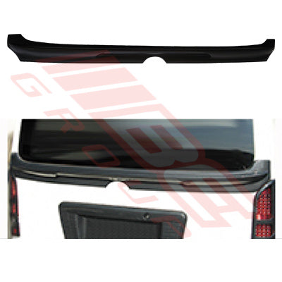 8194171-94PG - TAILGATE MID SPOILER - ABS - BELOW WINDSCREEN GLASS - TO SUIT - TOYOTA HIACE 2004-  WIDE