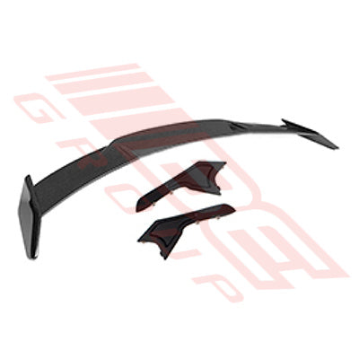 8194171-95PG - TAILGATE SPOILER - BATMAN WING STYLE - FIBER GLASS - TO SUIT - TOYOTA HIACE 2004-  NARROW