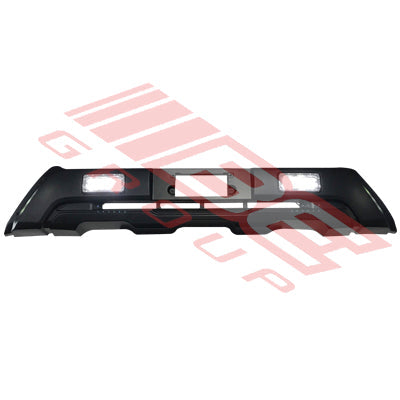8194190-32PG - FRONT PLASTIC NUDGE BAR - WITH FOG LAMPS TO SUIT - TOYOTA HIACE 2014-  F/LIFT LATE  WIDE