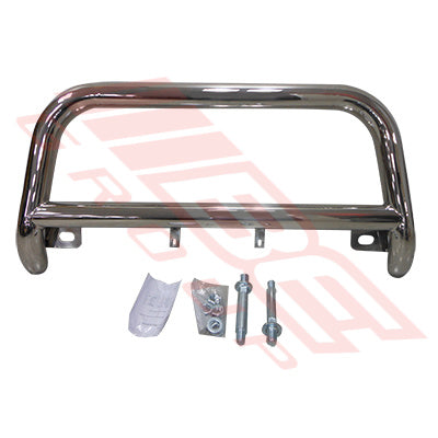 8194190-70 - FRONT NUDGE BAR - POLISHED W/FITTING KIT - TO SUIT - TOYOTA HIACE 2004-17  NARROW
