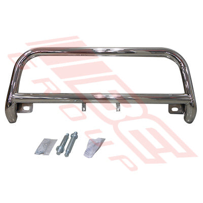 8194190-72 - FRONT NUDGE BAR - POLISHED - TO SUIT - TOYOTA HIACE 2004-17  WIDE