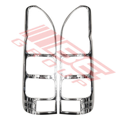 8194198-60PG - REAR LAMP FRAME SET - L&R - CHROME TO SUIT - TOYOTA HIACE 2004-
