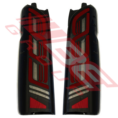 8194198-72PG - REAR LAMP - SET - L&R - LED - SMOKED TYPE - TO SUIT - TOYOTA HIACE 2004-