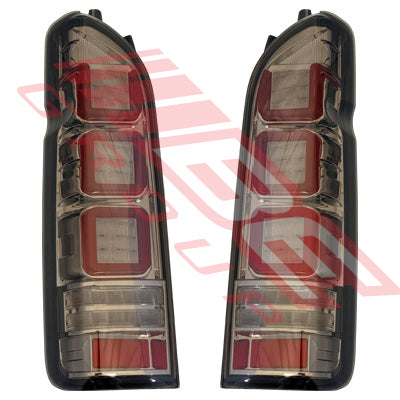 8194198-73PG - REAR LAMP - SET - L&R - LED - SMOKED TYPE - TO SUIT - TOYOTA HIACE 2004-