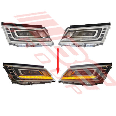 8194294-90PG - HEADLAMP SET - L&R - TO SUIT - TOYOTA HIACE 2019-