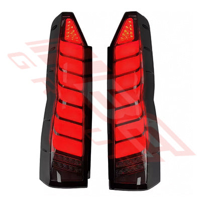 8194298-81PG - REAR LAMP SET - L&R - LED - SMOKEY - TO SUIT - TOYOTA HIACE 2019-