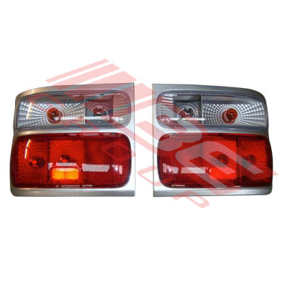 8195598-70PG - REAR LAMP - SET - L&R - CRYSTAL TYPE TO SUIT - TOYOTA COASTER BB42 BUS 1993-