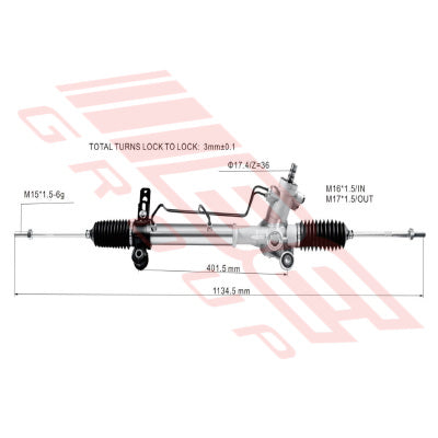 STEERING RACK - RHD - TOYOTA RAV4 ACA20 2003-  F/LIFT