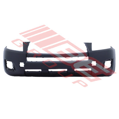 8198390-12CF - FRONT BUMPER - PRIMED - W/FLARE HOLE - SPORT - CERTIFIED - TO SUIT - TOYOTA RAV4 ACA30 2008-  F/LIFT