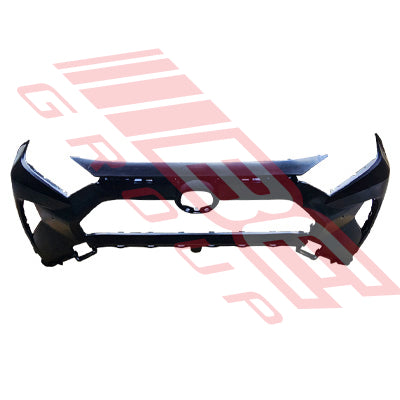 8198690-01 - FRONT BUMPER - UPPER - MAT-BLACK - W/SENSOR HOLE (17mm) - TO SUIT - TOYOTA RAV4 2019-