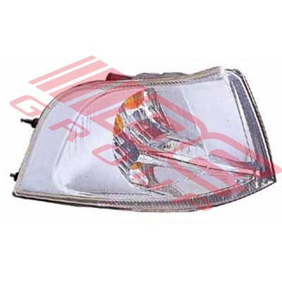 9042197-2G-CORNER LAMP - R/H - CLEAR - CHROME INNER-TO SUIT -VOLVO S40/V40 2001-03