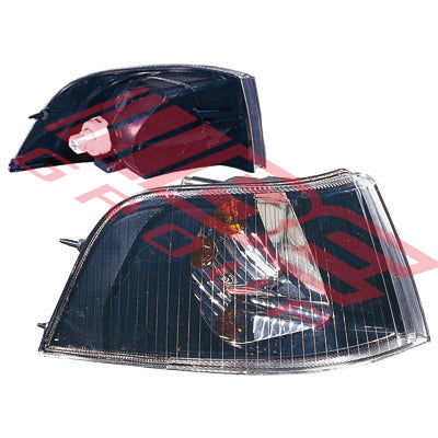 9042197-4G-CORNER LAMP - R/H - CLEAR - BLACK INNER-TO SUIT -VOLVO S40/V40 2001-03