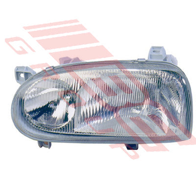 9522094-3G - HEADLAMP - L/H - W/SPOT - W/E - TO SUIT - VW GOLF MK3 1H 1991- 1998 GTI