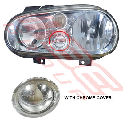 HEADLAMP - W/O FOG LAMP - L/H - VW GOLF MK4 1J 1997- 2005