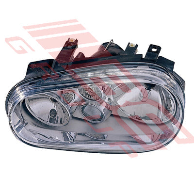 HEADLAMP - W/FOG LAMP - L/H - VW GOLF MK4 1J 1997- 2005