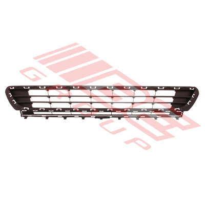 9525190-90CF - FRONT BUMPER GRILLE - MAT/DARK GREY W/CHROME MLDG - CERTIFIED - TO SUIT - VW GOLF MK7 5G 2012- 2020