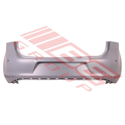 9525195-01CF - REAR BUMPER - PRIMED GREY - WITH SENSOR HOLE - CERTIFIED - TO SUIT - VW GOLF MK7 5G 2012- 2020 GTI