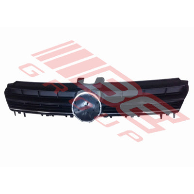 9525199-00CF - GRILLE - PAINTED BLACK W/CHROME MLDG - CERTIFIED - TO SUIT - VW GOLF MK7 5G 2012- 2020