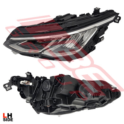 HEADLAMP - L/H - ELECTRIC - W/LED - VW GOLF MK8 2020-