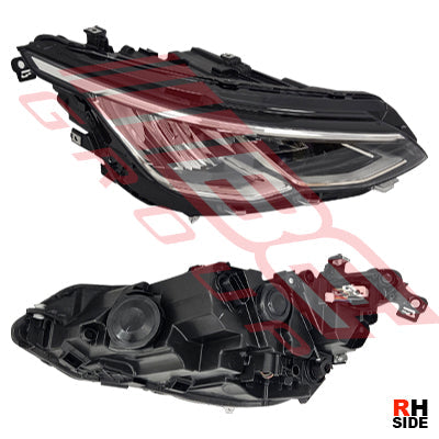 HEADLAMP - R/H - ELECTRIC - W/LED - VW GOLF MK8 2020-