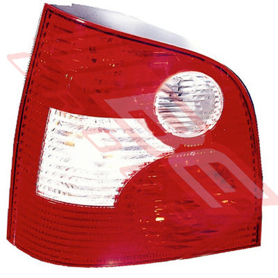 9528298-1G - REAR LAMP - L/H - CLEAR/RED - TO SUIT - VW POLO MK4 9Q 2002-2005