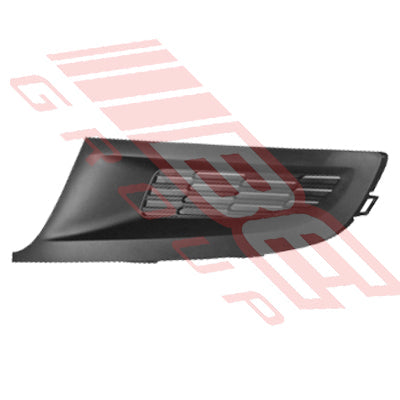 9528494-71 - FOG LAMP COVER - L/H - MAT/DARK GREY - WITHOUT HOLE - TO SUIT - VW POLO MK5 6R 2009-2014