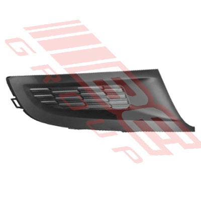 9528494-72 - FOG LAMP COVER - R/H - MAT/DARK GREY - WITHOUT HOLE - TO SUIT - VW POLO MK5 6R 2009-2014