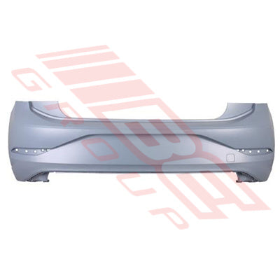 REAR BUMPER - PRIMED - W/O SENSOR HOLES - VW POLO MK6 2022-  FACELIFT
