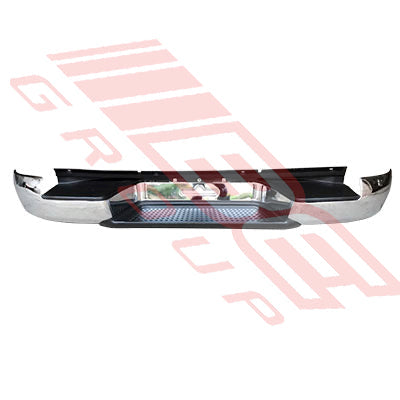 9562095-01 - REAR BUMPER - CHROME - NON TOW BAR TYPE ONLY - NO PARK SENSORS - TO SUIT - VOLKSWAGEN AMAROK 2010-