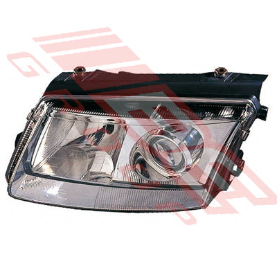 9564194-07 - HEADLAMP - L/H - CRYSTAL CLEAR - HID - TO SUIT - VW PASSAT B5 1999-01