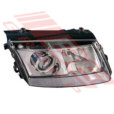 9564194-08 - HEADLAMP - R/H - CRYSTAL CLEAR - HID - TO SUIT - VW PASSAT B5 1999-01