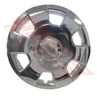 BE-1025-15C - WHEEL COVER - 15" - SET - ALL CHROME - W/CENTRE CAP - TO SUIT - TOYOTA HIACE 2005-
