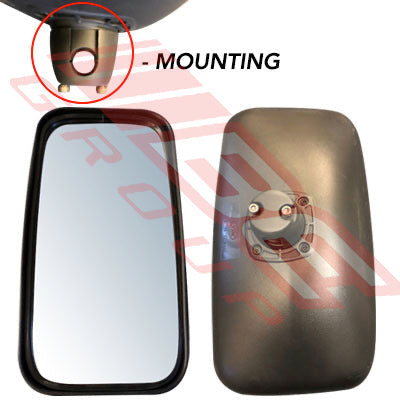 BRITAX - UNIVERSAL MIRROR - 415MMX225MM - FLAT GLASS - 14-25MM BAR - TO SUIT - UNIVERSAL