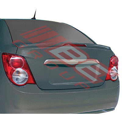 SP-ABS341A-L6 - SPOILER - W/OUT LED LIGHT - TO SUIT - HOLDEN BARINA 4DR FLUSH MOUNT 2012/14