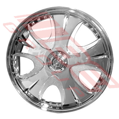 BE-965-15 - WHEEL COVER 15" - CHROME - TO SUIT - WHEEL COVERS-965