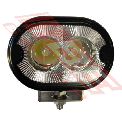 LED-12-24V-001 - LED WORKING LAMP - 1PC - 12-24V - 2PCS LED - TO SUIT - UNIVERSAL - 93X66X48MM - OVAL