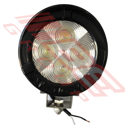 LED-12-24V-002 - LED WORKING LAMP - 1PC - 12-24V - 4PCS LED - TO SUIT - UNIVERSAL - 112X46MM - ROUND