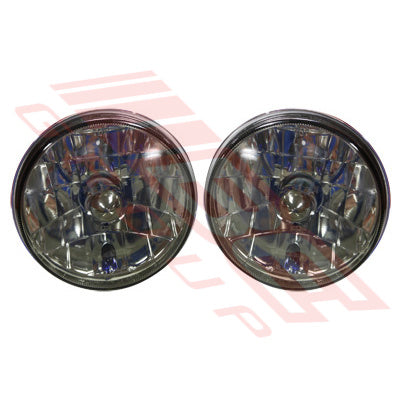 SL-3311SM - HEADLAMP SET - 2PCS - SEMI SEALED - 5 3/4" - SMOKEY - TO SUIT - H4 P43T 5 æINCH 12V 5W 3PIN