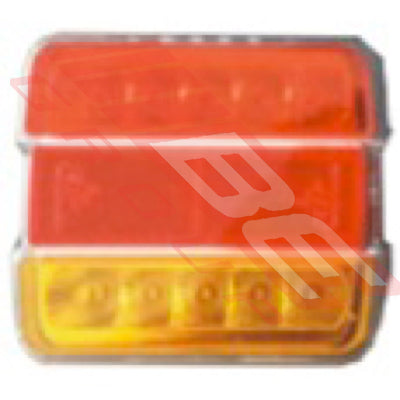 TL-001 - TRAILER LAMP - LED - 12V - 24V MULTI VOLT W/REFLECTOR - TO SUIT - UNIVERSAL