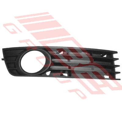 0018199-78 - GRILLE - R/H - IN BUMPER - MAT BLACK - CERTIFIED - TO SUIT - AUDI A4 2001-
