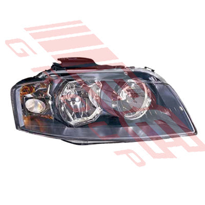 0019294-2G - HEADLAMP - R/H - BLACK - TO SUIT - AUDI A3 2003-